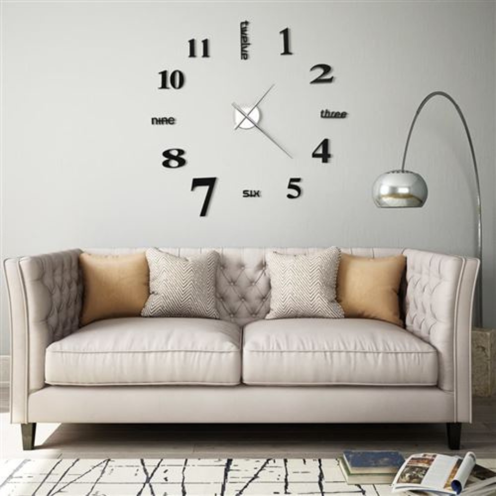Horloge murale 3D