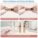 Épilateur à sourcils 4 en 1 Boxili