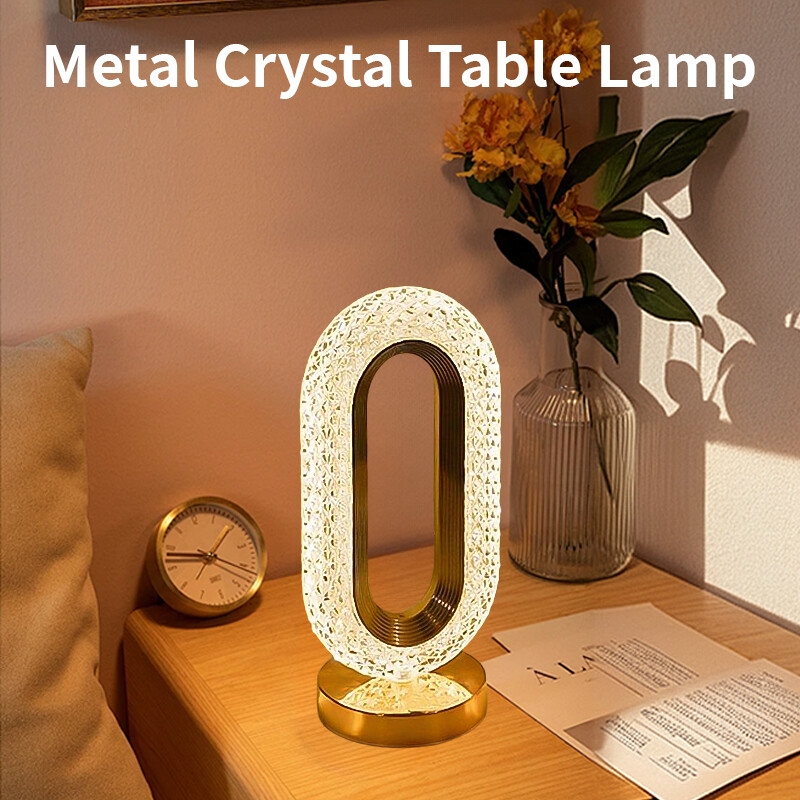 Lampe de table en cristal