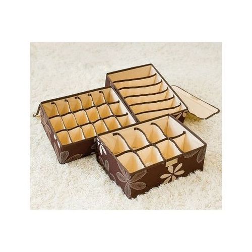 3 Boites Rangement De Sous Vetement