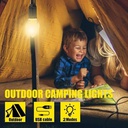Lampe de camping portable et rechargeable