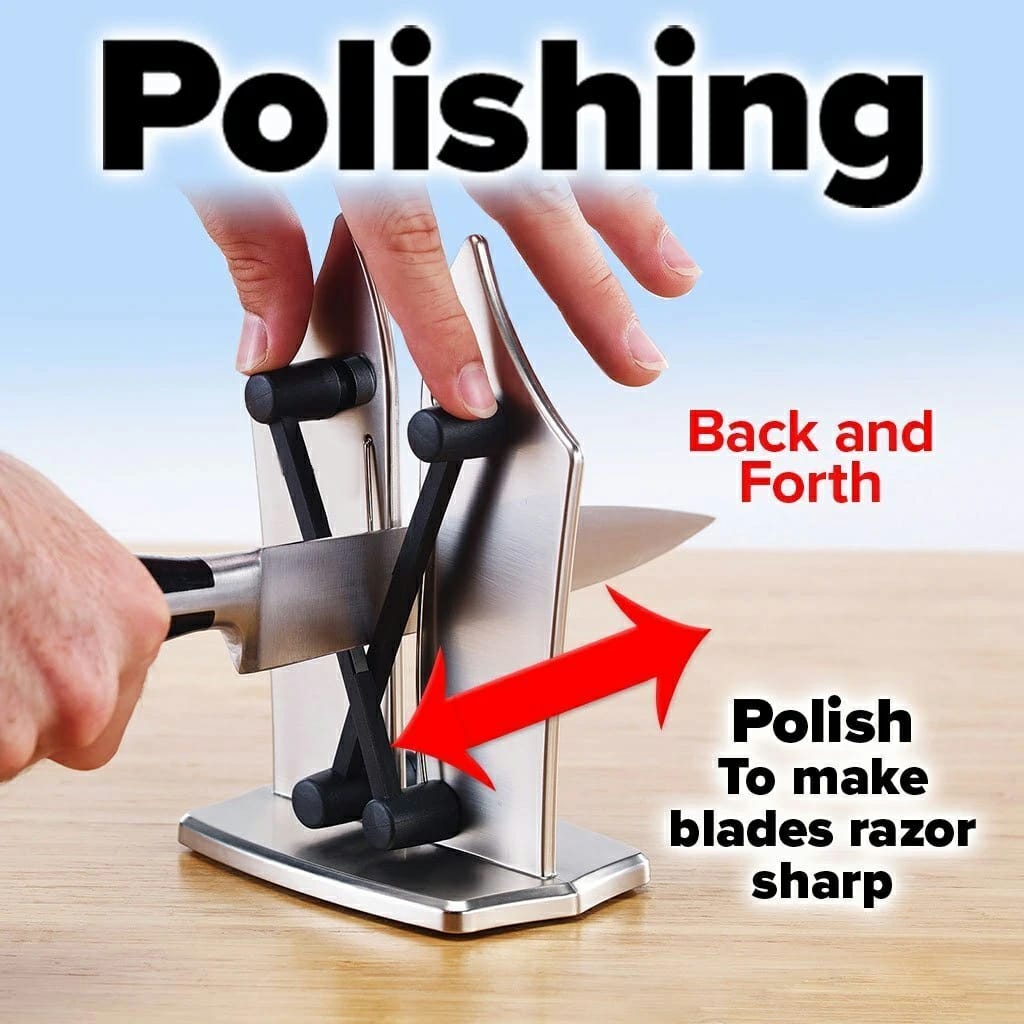 Affûteur de couteaux en acier inoxydable