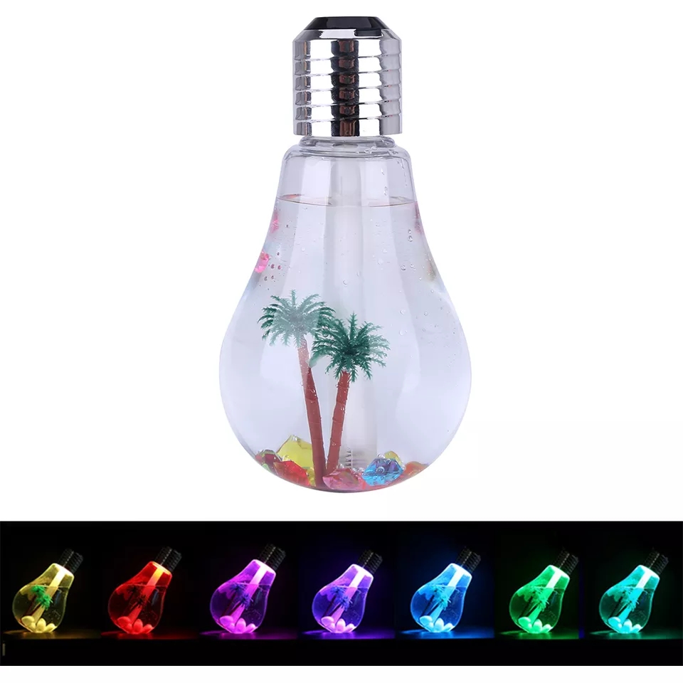 Humidificateur D'Air À Ampoule Usb Led