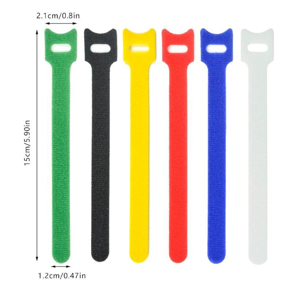 Lot de 40 Organisateurs de câble réglables réutilisable