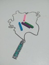 Collier parfumé en acier inoxydable