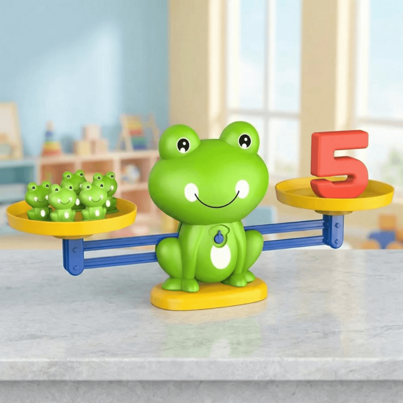 Balance Mathématique Grenouille – Jeu Éducatif