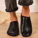 Chausson en Cuir Fourré – Taille Standard