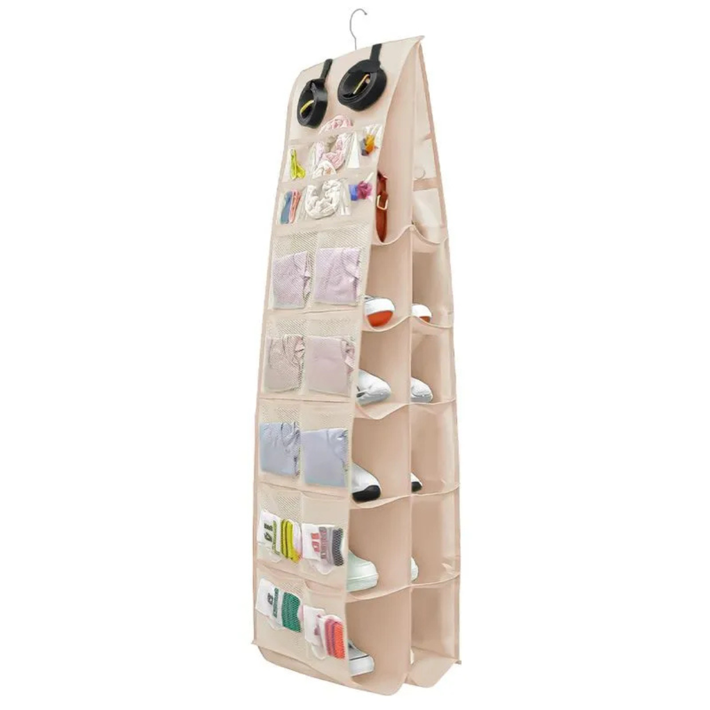 Porte-rangement suspendu avec poches pour chaussures