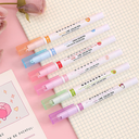 Stylo surligneur de courbe 6 pièces