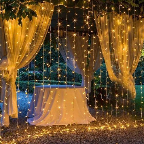 Rideaux Lumineux JAUNE