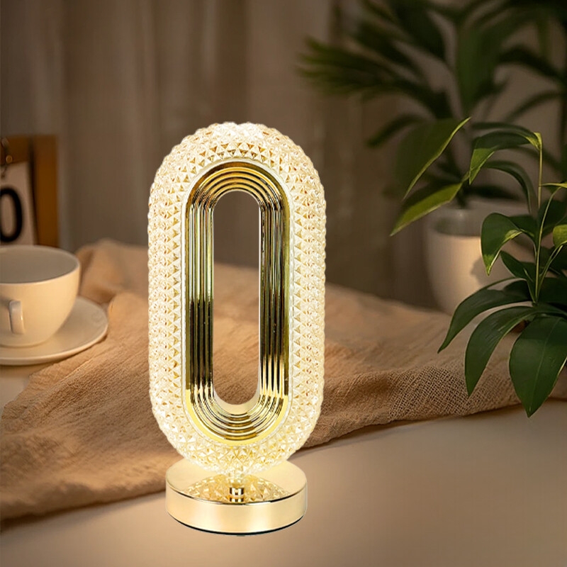 Lampe de table en cristal