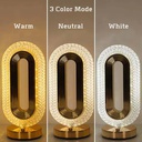 Lampe de table en cristal