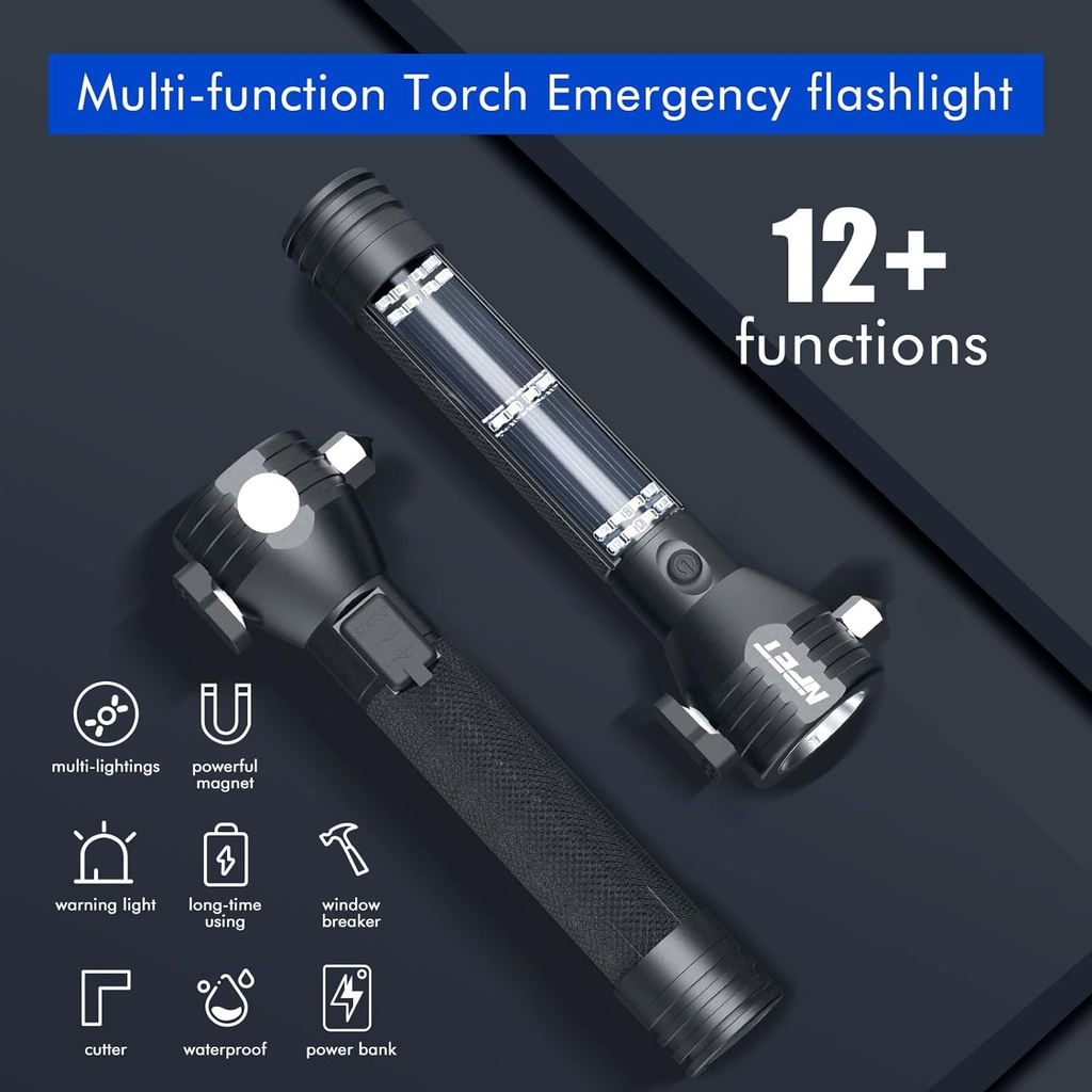 Lampe Torche Power Bank Multifonction