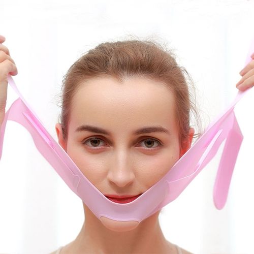Masque facial en silicone pour lifting en V