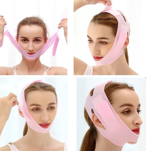 Masque facial en silicone pour lifting en V
