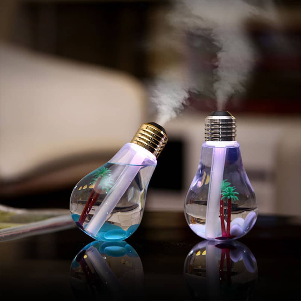 Humidificateur D'Air À Ampoule Usb Led