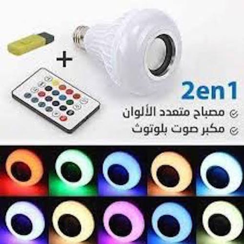 Ampoule Led Bluetooth + disque flash USB