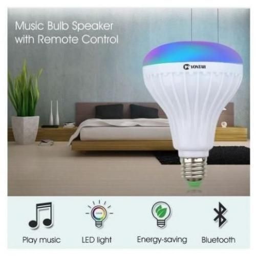 Ampoule Led Bluetooth + disque flash USB