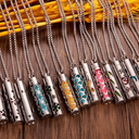 Collier parfumé en acier inoxydable