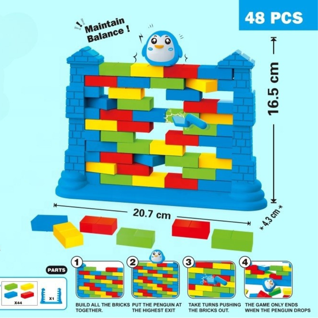 Jeu d’Équilibre et de Construction pour Enfants