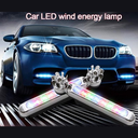 Phares de voiture à LED alimentés par le vent